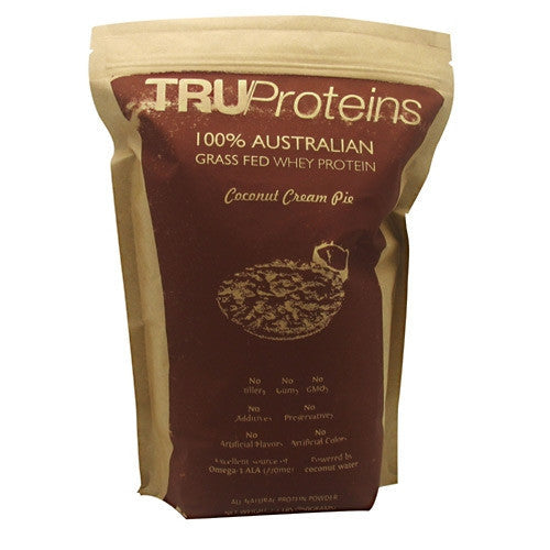 TruProteins 100% Australian Grass Fed Whey Protein - Coconut Cream Pie - 2.1 lb - 898635000768