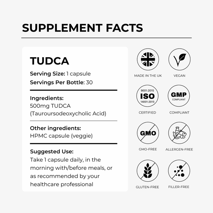 Tudca 500mg - Charava UK