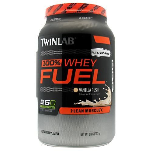 TwinLab 100% Whey Fuel - Vanilla Rush - 2 lb - 027434038133