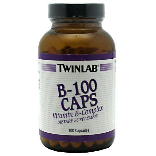 TwinLab B-100 Caps - 100 Capsules - 027434006132