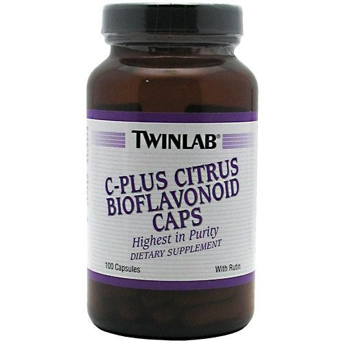 TwinLab C-Plus Citrus Bioflavonoid Caps - 100 Capsules - 027434007177