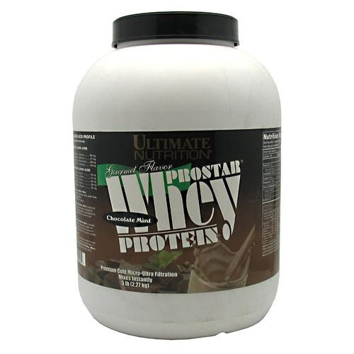 Ultimate Nutrition ProStar Whey Protein - Chocolate Mint - 5 lb - 099071001351