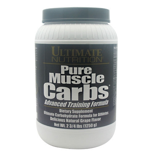 Ultimate Nutrition Pure Muscle Carbs - Delicious Natural Grape - 2.75 lb - 099071006417
