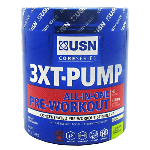 Ultimate Sports Nutrition Core Series 3XT Pump - Lemon Lime - 40 Servings - 6009706090708