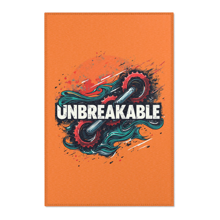 Unbreakable Motorcycle Graphic Area Rug - Home Decor