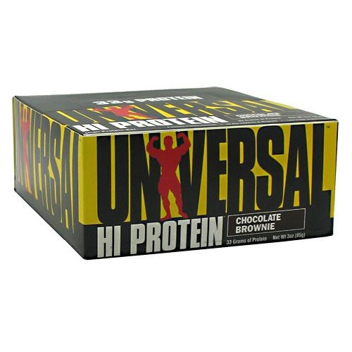 Universal Nutrition Hi Protein Bar - Chocolate Brownie - 16 Bars - 039442081063