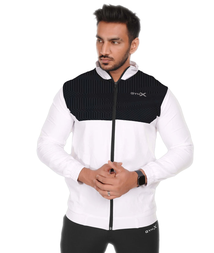 Urban Camo GymX Windcheater:Frost White - GymX