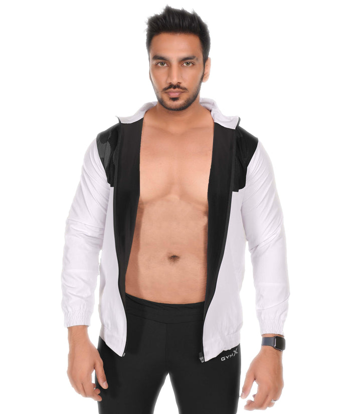 Urban Camo GymX Windcheater:Frost White - GymX
