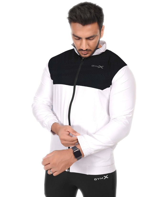 Urban Camo GymX Windcheater:Frost White - GymX