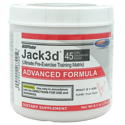USP Labs Jack3d Advanced - Fruit Punch - 45 Servings - 094922463005