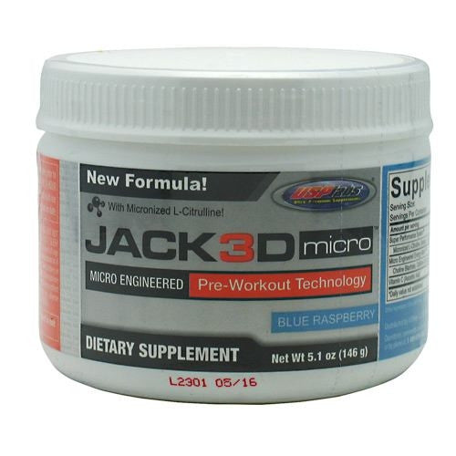 USP Labs Jack3d Micro - Blue Rasberry - 5.1 oz - 094922463104