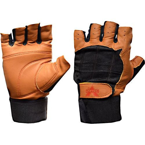 Valeo Ocelot Wrist Wrap Glove Tan & Black - XL -   - 736097214159