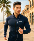 Velocity GymX Thumbhole Jackets: Striking Blue - Sale