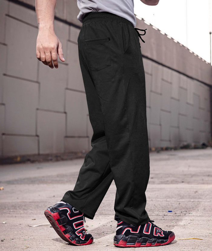 Villain GymX Oversized Bottoms: Slate Black- Final Sale