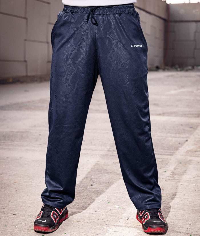 Villain GymX Oversized Bottoms: Venom Blue - Final Sale