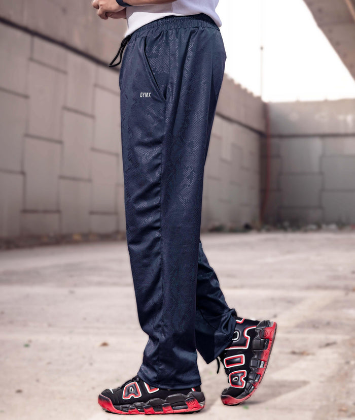 Villain GymX Oversized Bottoms: Venom Blue - Final Sale