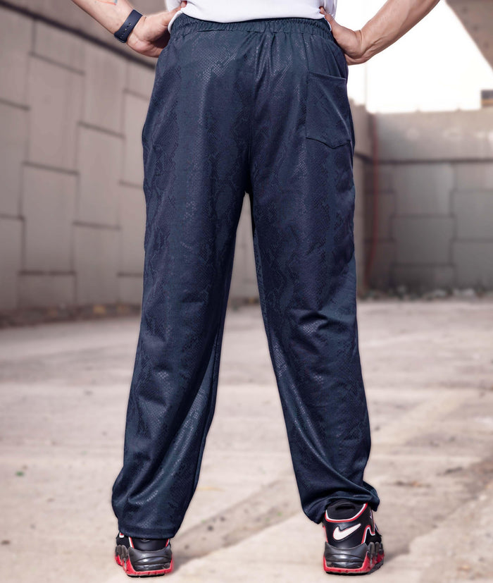 Villain GymX Oversized Bottoms: Venom Blue - Final Sale