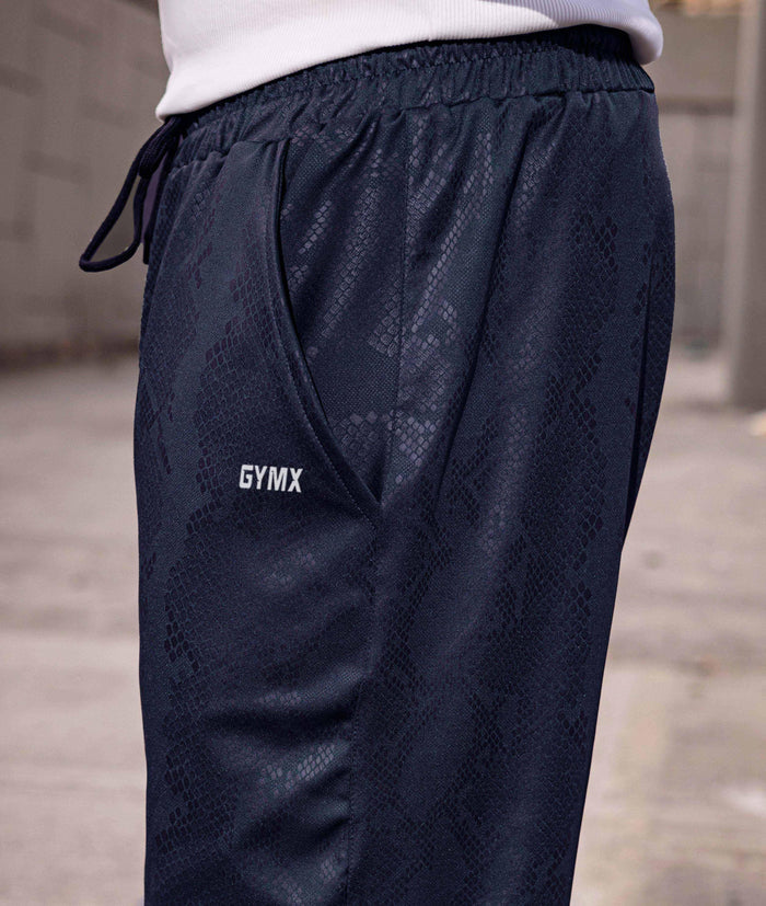 Villain GymX Oversized Bottoms: Venom Blue - Final Sale