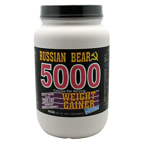 Vitol Russian Bear 5000 Weight Gainer - Ice Cream Vanilla - 4 lb - 079973000270