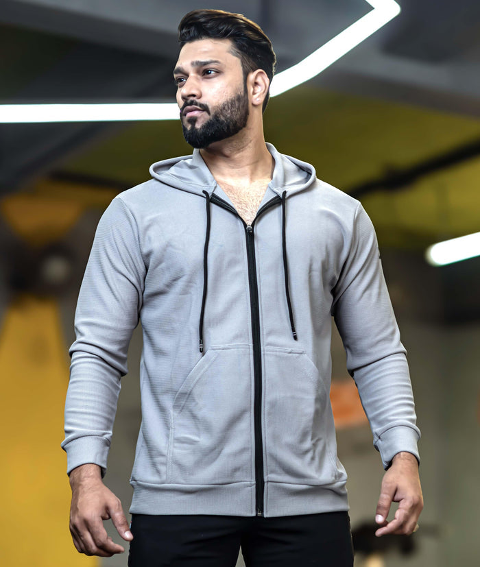 Vogue GymX Hoodie: Grey - Sale
