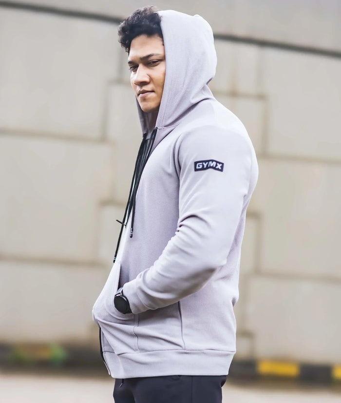 Vogue GymX Hoodie: Grey - Sale