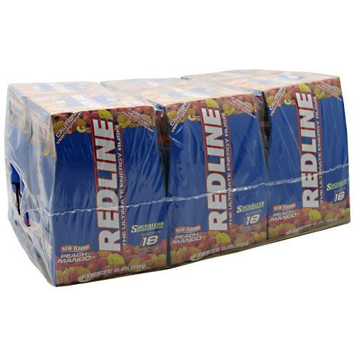 VPX Redline RTD - Peach Mango - 24 Cans - 610764381545