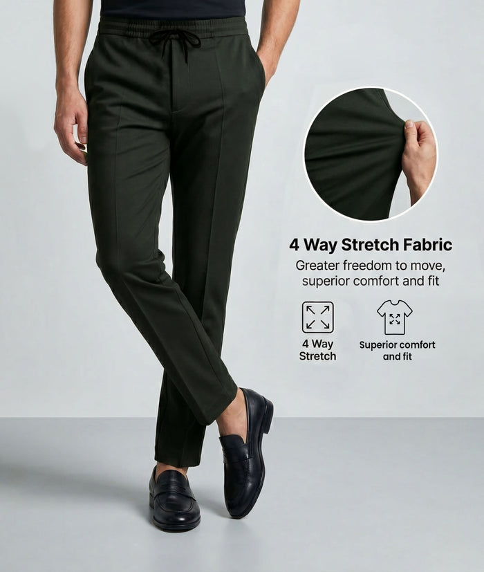 Work Play Pants: Greenish Black