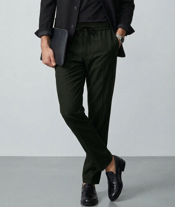 Work Play Pants: Greenish Black