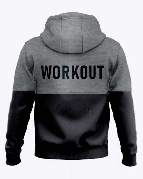Workout grey & black hoodies- Sale - GymX