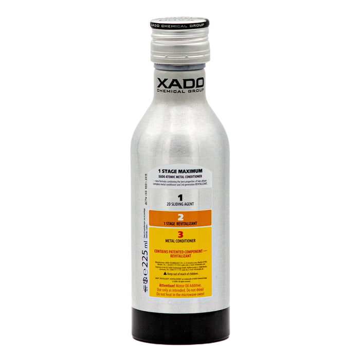 XADO 1 Stage Maximum (225 ml) – Engine Revitalizant for Passenger Cars (Up to 5 Quarts)