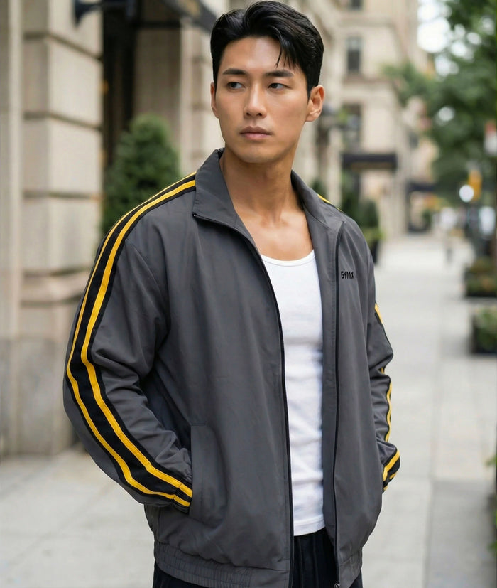 Zenith Oversized Summer Jacket: Grey