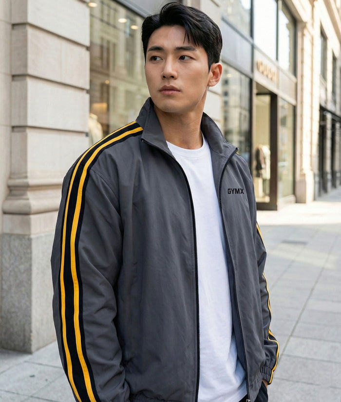 Zenith Oversized Summer Jacket: Grey