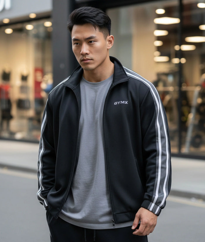 Zenith Oversized Summer Jacket: Jet Black