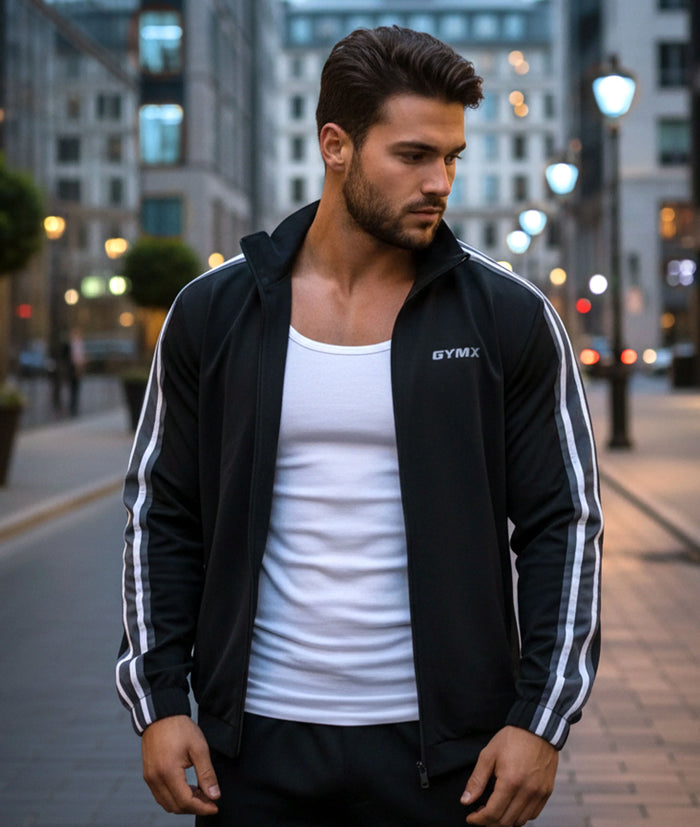 Zenith Oversized Summer Jacket: Jet Black