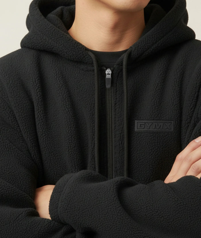 Zero Degree Oversized Hoodie: Black- Final Sale