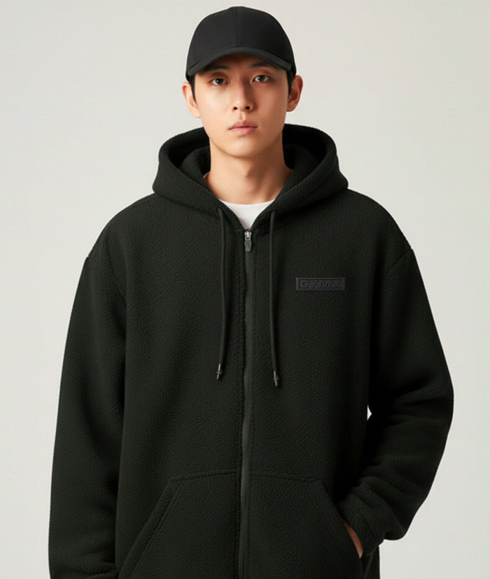 Zero Degree Oversized Hoodie: Dark Green- Final Sale
