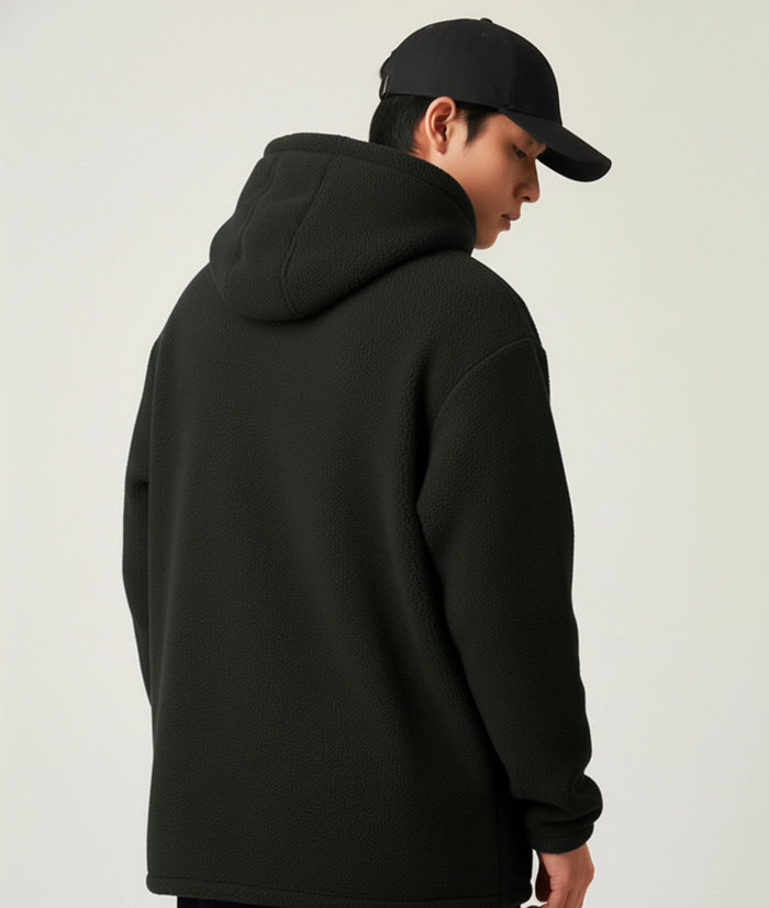Zero Degree Oversized Hoodie: Dark Green- Final Sale