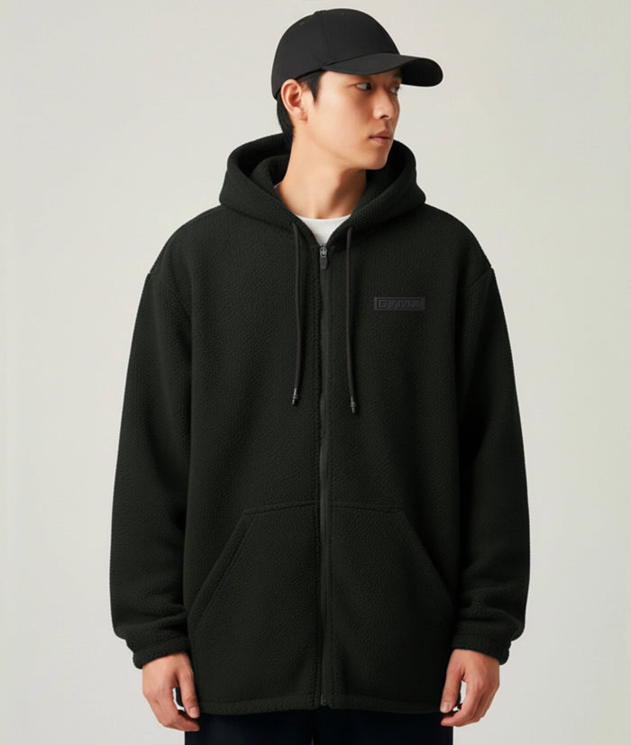 Zero Degree Oversized Hoodie: Dark Green- Final Sale