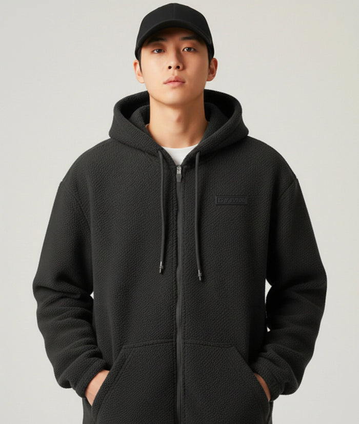 Zero Degree Oversized Hoodie: Grey - Final Sale