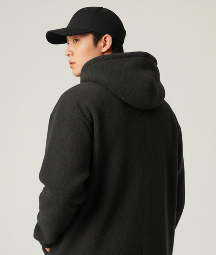 Zero Degree Oversized Hoodie: Grey - Final Sale