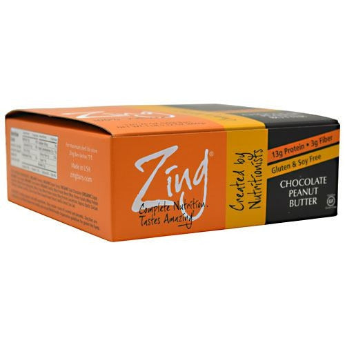 Zing Zing Bar - Chocolate Peanut Butter - 12 Bars - 855531002074